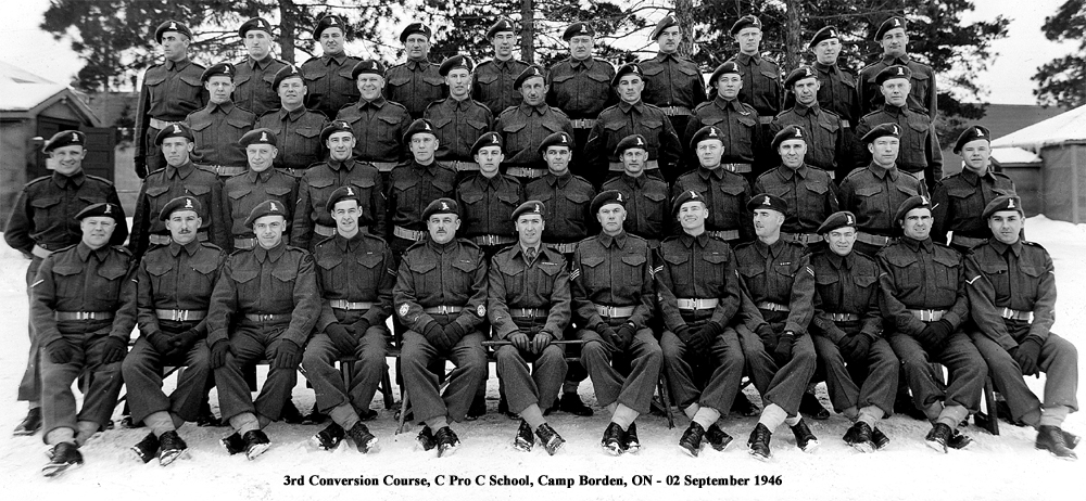 Photo of No.3 Provost Conversion Course - 1946.