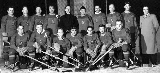 4 Provost Platoon Hockey Team, Germany - mid-fifties.