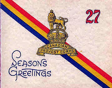 Photo-03 - Old Provost<br> Unit Christmas Card - early fifties.
