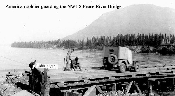 Photo-03 of the building of the Peace River Bridge on the NWHS.