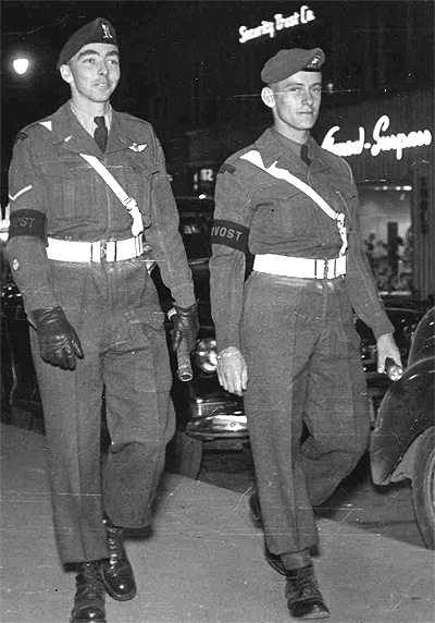 Photo of Provost on foot patrol.