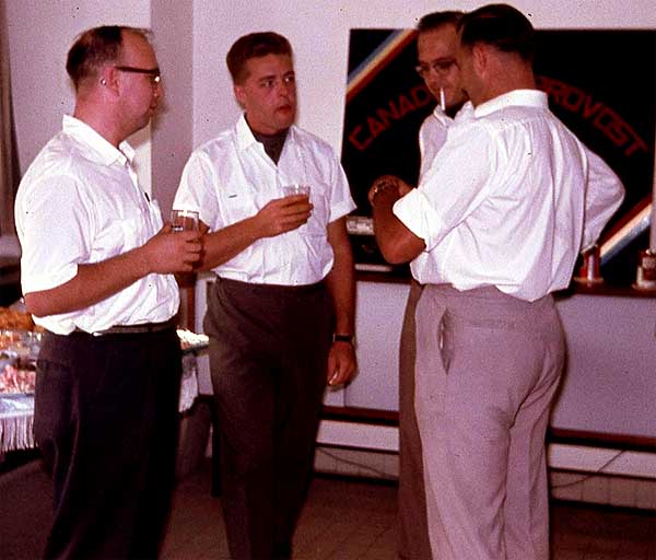 Photo of C Pro C members in their Rest Area in the Congo - 1964.