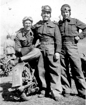 Photo-3 of Provost on Motorcycle training during WWII at CTC Camp Borden - 1943 -45.
