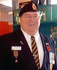Photo of former member of the C Pro C, MWO K.R. (Dick) RUTTER.