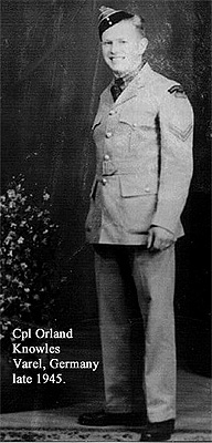 Image of Cpl Orland Knowles-1945.
